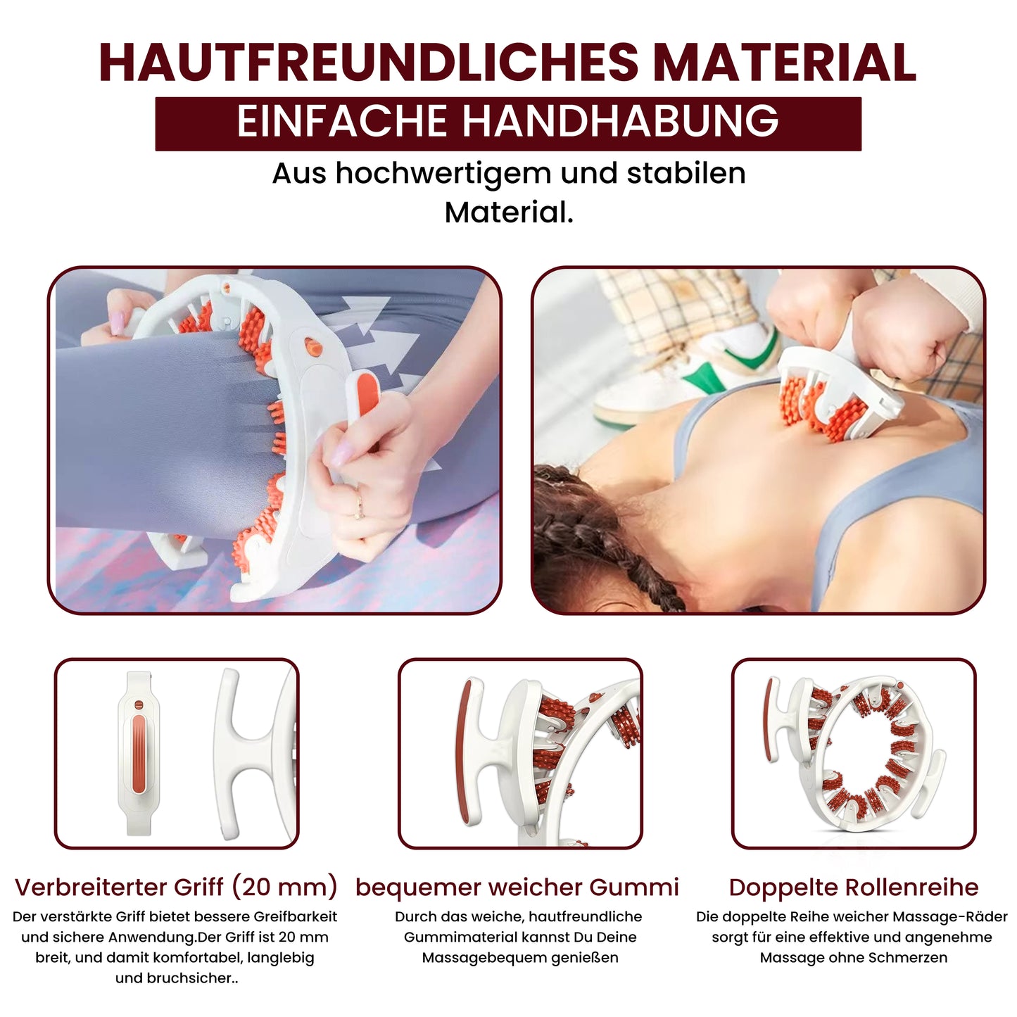 Tone & Tame – Manuelle Massagerolle zur Hautstraffung & Entspannung