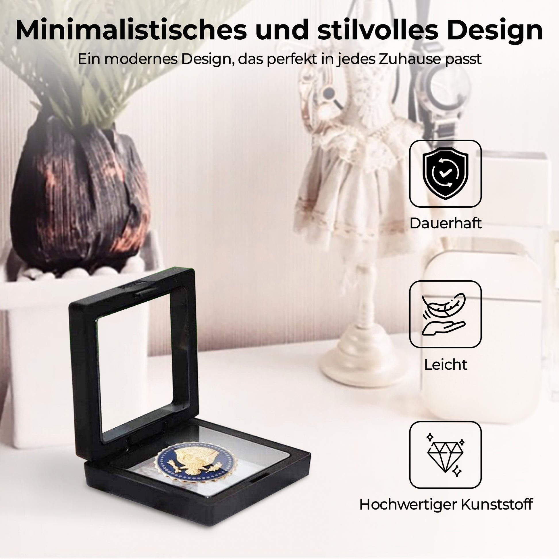 AirDisplay Varianten in mehreren Farben – Schwarz, Weiß, Pink, Grün, Gelb
