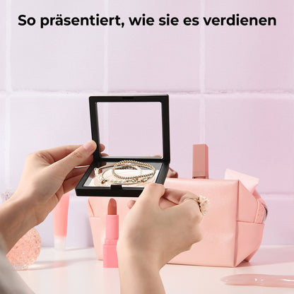 AirDisplay Vitrine mit Ring – schwebender 3D-Effekt
