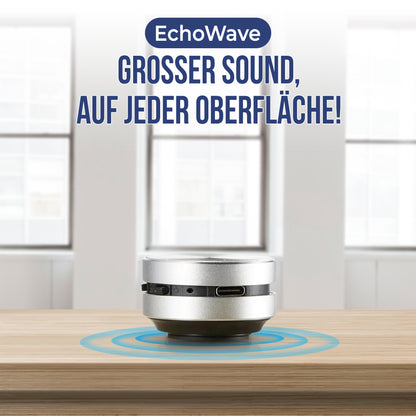 EchoWave Mini Lautsprecher mit Ladekabel und Zubehör