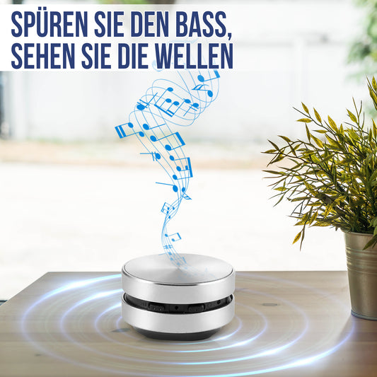 EchoWave Mini Lautsprecher Seitenansicht – portables Musikgerät