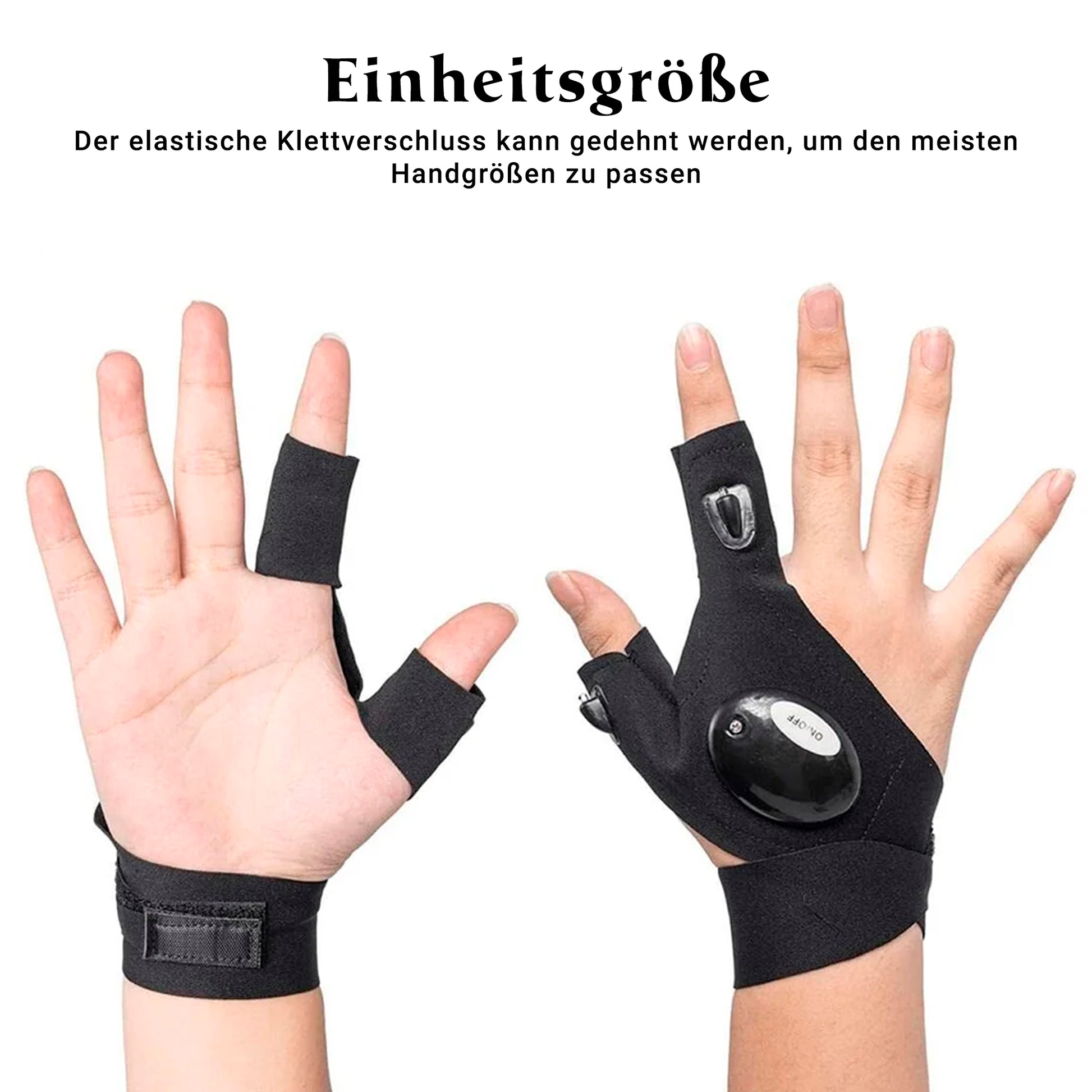 Verstellbarer Klettverschluss für perfekte Passform beim HandLite Pro