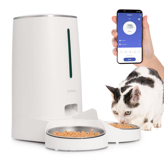 KittyChef smarter Futterspender für 1–2 Haustiere Vorderansicht